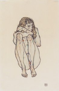 蹲女性裸体